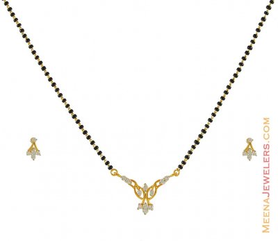 22K Signity Mangalsutra Set ( Gold Mangalsutra Sets )