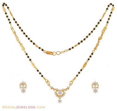 Gold Mangalsutra Set (Star Signity) ( Gold Mangalsutra Sets )