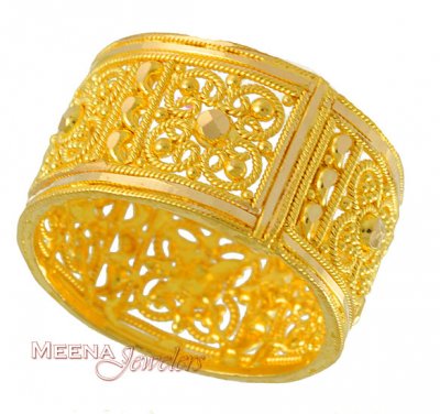 22Kt Gold Wide Ring ( Ladies Gold Ring )