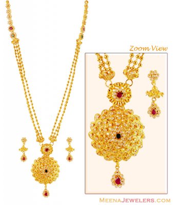 Designer 22K Necklace Set ( Gold Designer Sets )