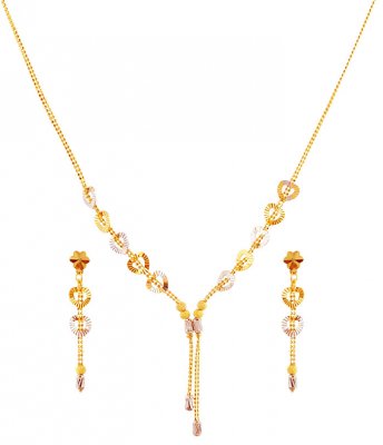 22K Gold Light Necklace Set ( Light Sets )