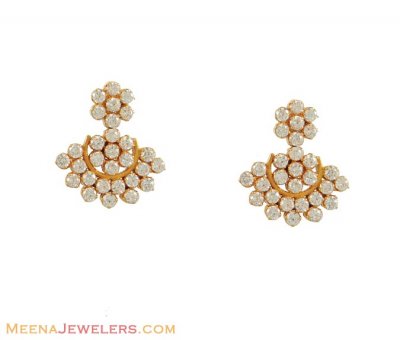 22K Gold Fancy Earrings ( Signity Earrings )