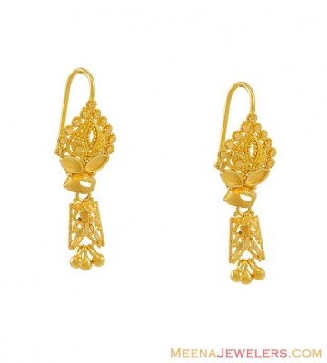 22K Fancy Earrings ( 22Kt Gold Fancy Earrings )