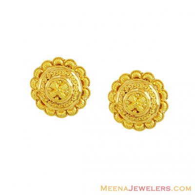 22K Filigree Gold Tops ( 22 Kt Gold Tops )