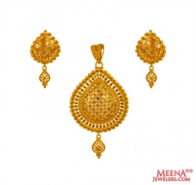 22kt Gold Pendant Set ( Gold Pendant Sets )