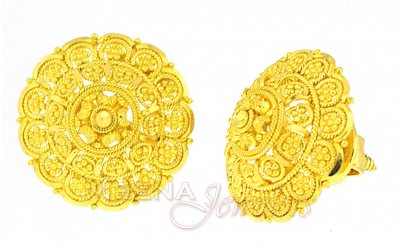 22Karat Gold Earring ( 22 Kt Gold Tops )