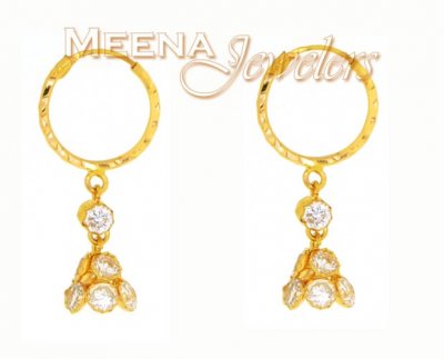 22Kt Gold Earrings (Baby) ( Hoop Earrings )