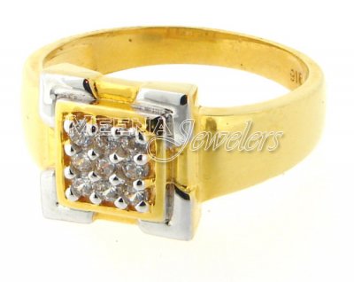 Mens 22K Gold Signity Ring ( Mens Signity Rings )