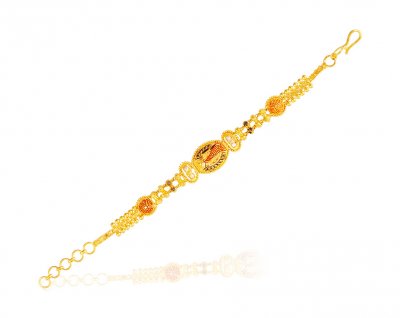 Fancy 22K Bracelet Multi Tone ( 22Kt Baby Bracelets )