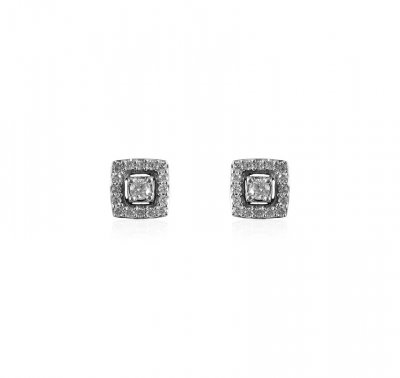 18k Gold Diamond Earrings  ( Diamond Earrings )