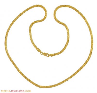 Solid Chain (22 Karat) ( Plain Gold Chains )
