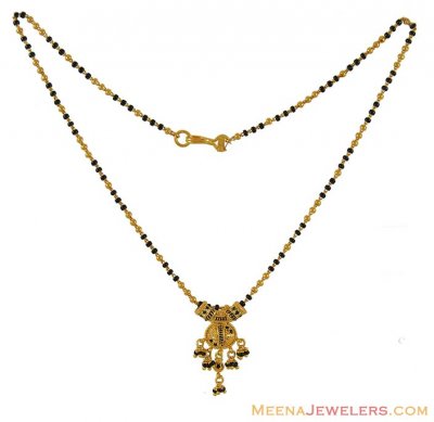 Meenakari Mangalsutra (22k Gold) ( MangalSutras )