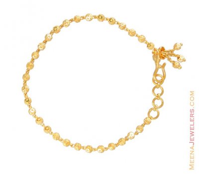 22K Gold Fancy Bracelet ( Ladies Bracelets )