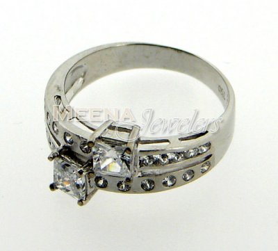 18 Kt White Gold Ladies Rings ( Ladies White Gold Rings )