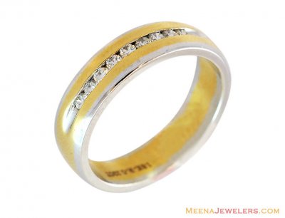 Two Tone Diamond Ring 18K ( Diamond Rings )