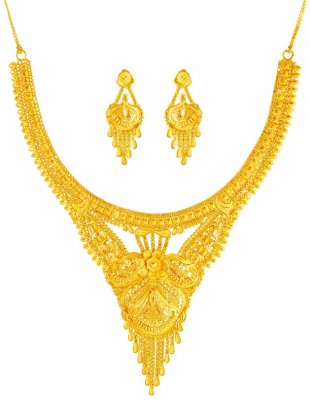 22 Kt Gold Necklace Set ( 22 Kt Gold Sets )
