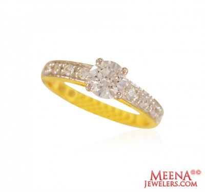 22kt Gold Ladies Ring ( Ladies Signity Rings )