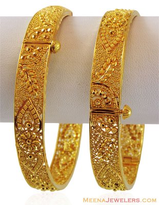 22K Filigree Kada (2 Pc) ( Kadas )