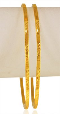 22Kt Gold Bangles(2 pcs) ( Gold Bangles )