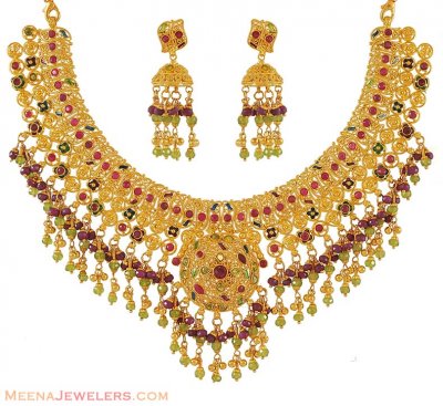 Alternate Code for AjNs54345  ( Antique Necklace Sets )