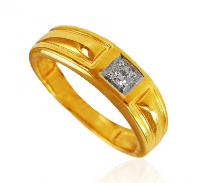 18kt Yellow Gold Diamond Ring ( Diamond Rings )