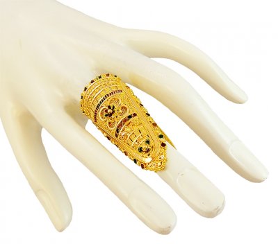 22K Gold Exquisite Ring ( Ladies Gold Ring )