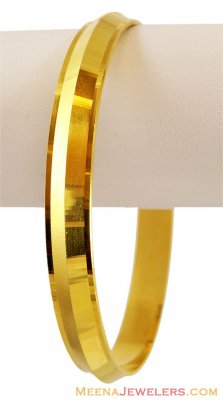 22K Heavy Mens Yellow Gold Kada ( Mens Gold Kada )