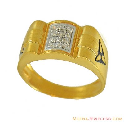 22Kt Designer Signity Ring ( Mens Signity Rings )