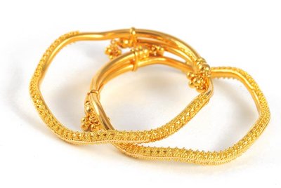 22kt Gold Baby Bangles (Adjustable) 1PC ( Baby Bangles )