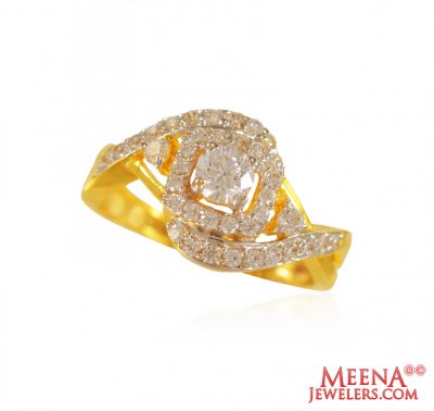 22K Gold Fancy Ring ( Ladies Signity Rings )