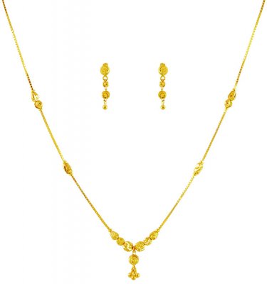 Fancy 22K Gold Dokia Set  ( Light Sets )