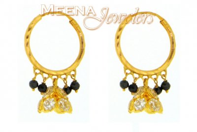 22kt gold earrings (Children) ( Hoop Earrings )