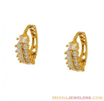 22k Small Clip On Earrings ( Clip On Earrings )