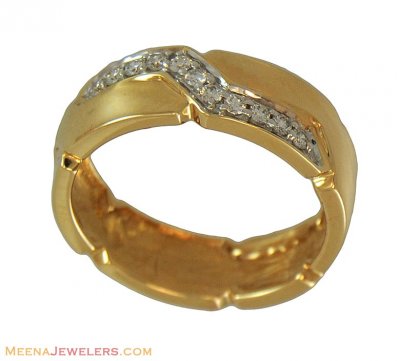 18K Diamond Band (Mens) ( Diamond Rings )