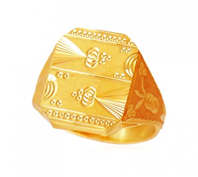 22k Gold Mens Ring ( Mens Gold Ring )