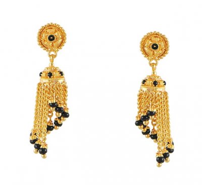 22Kt Gold Earrings ( 22Kt Gold Fancy Earrings )