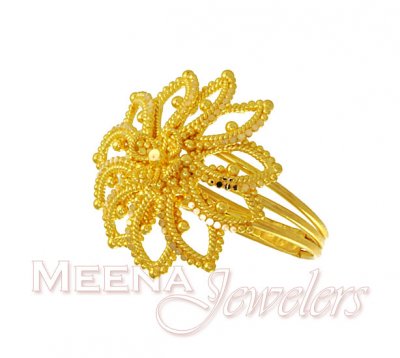 Designer Ladies Gold Ring  ( Ladies Gold Ring )