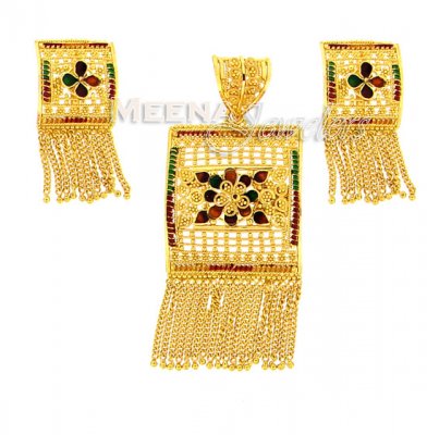 22 Kt Gold Pendant Sets ( Gold Pendant Sets )