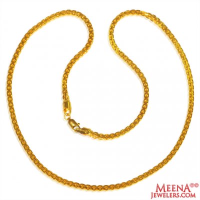 22k Gold Mens Chain ( Plain Gold Chains )