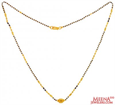 22K Gold Delicate Mangalsutra Chain ( MangalSutras )