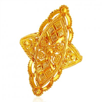 22 Karat Gold Ring For Ladies ( Ladies Gold Ring )