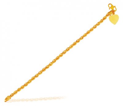 22K Gold Kids Bracelet ( 22Kt Baby Bracelets )