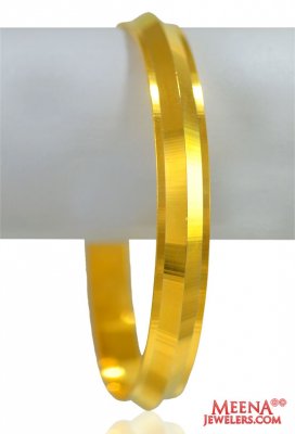 22 Karat Gold Mens Punjabi Kada ( Mens Gold Kada )