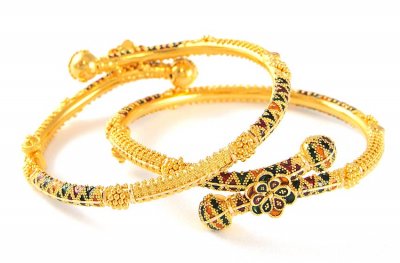 MeenaKari Gold Kada ( Kadas )