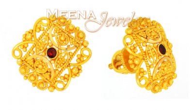 22Kt Gold Earings ( 22 Kt Gold Tops )