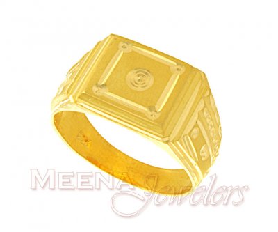 22Kt Gold Mens Ring ( Mens Gold Ring )