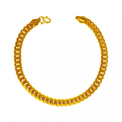 22 kt Gold Mens Bracelet ( Men`s Bracelets )