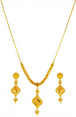 22 Karat Gold Necklace Set ( Light Sets )