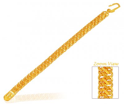 Mens 22K Fancy Bracelet ( Men`s Bracelets )