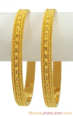 22Kt Yellow Gold Bangles ( Gold Bangles )